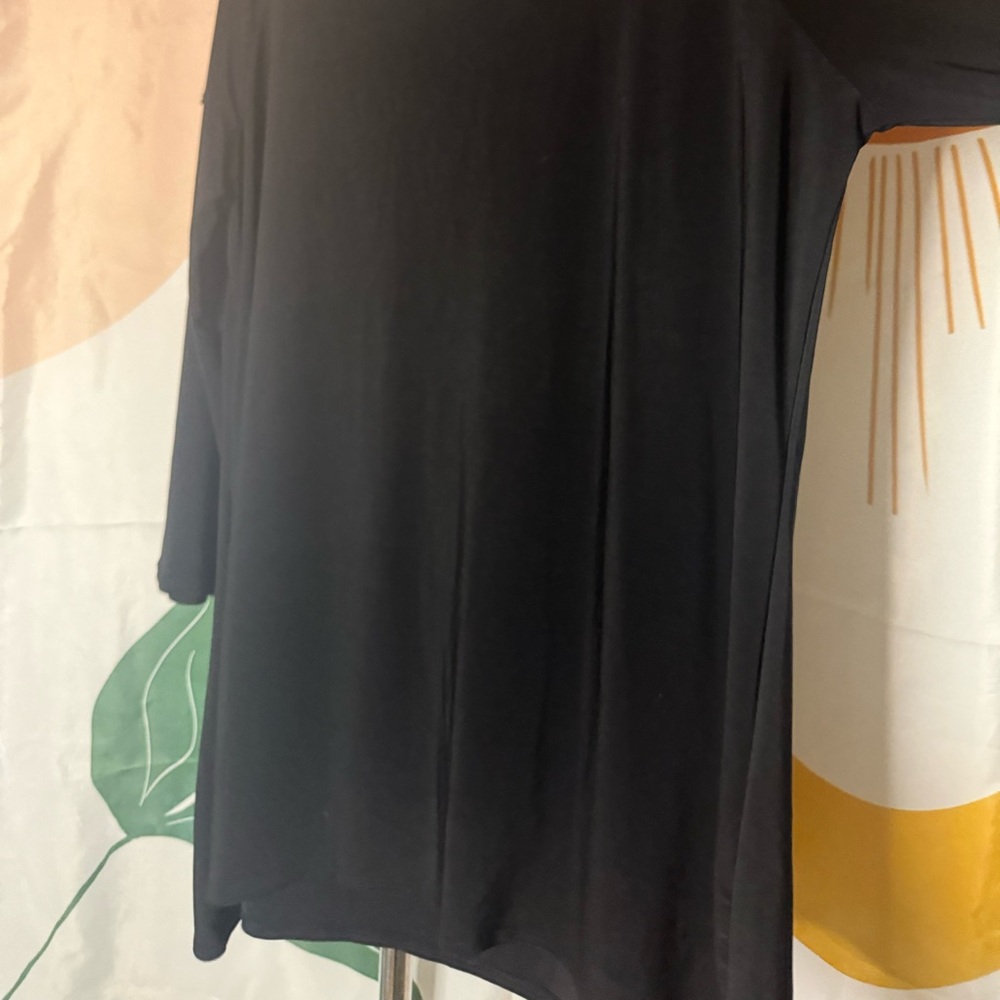 PerSeption Concept Black Cold Shoulder Blouse - image 5